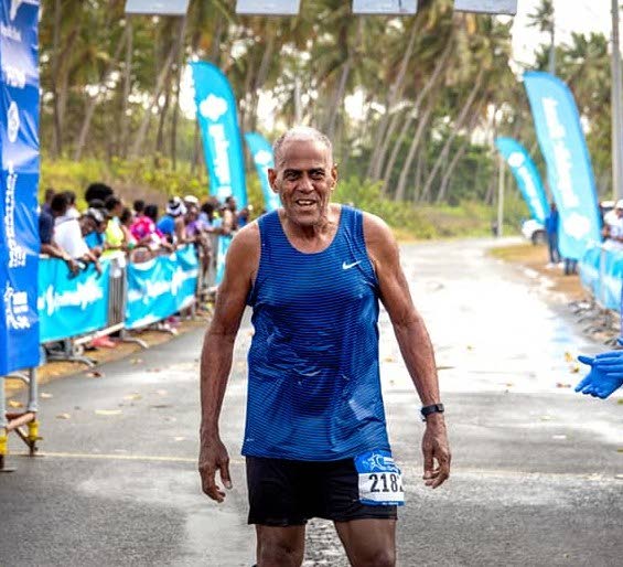 Derrick McIntyre, 85, seeks to become oldest TTIM marathon walk participant. (Image obtained from newsday.co.tt)